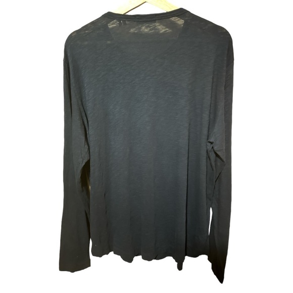 EUC - Theory Snap Henley - navy - size XL - Picture 4 of 4